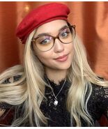 New Tom Ford Blue Light Block 56mm Oversized Cat Eye Women's Eyeglasses ... - $189.99