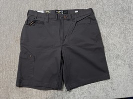 Ariat Shorts Mens 36 Gray Rebar M4 DuraStretch Canvas Work Utility Workw... - $29.69