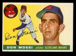 Vintage BASEBALL Card TOPPS 1956 #39 DON MOSSI Pitcher Cleveland Indians - $11.31