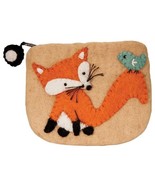 Fox 221175 Bird Wild Woolies Felted Sheep Wool 5 x 4&quot; Coin Purse - $24.26