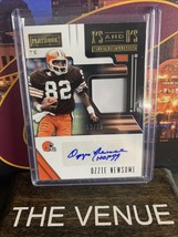 2018 Panini Playbook X&#39;s and O&#39;s Jersey Autographs Gold #35 Ozzie Newsome 19/25 - £31.96 GBP