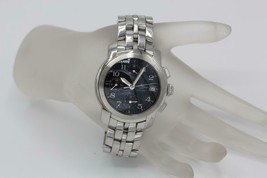 Baume &amp; Mercier MV045216 Capeland Automatic Chronograph Black Dial SS Watch - £920.12 GBP