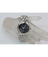 Baume &amp; Mercier MV045216 Capeland Automatic Chronograph Black Dial SS Watch - $1,577.99 CAD