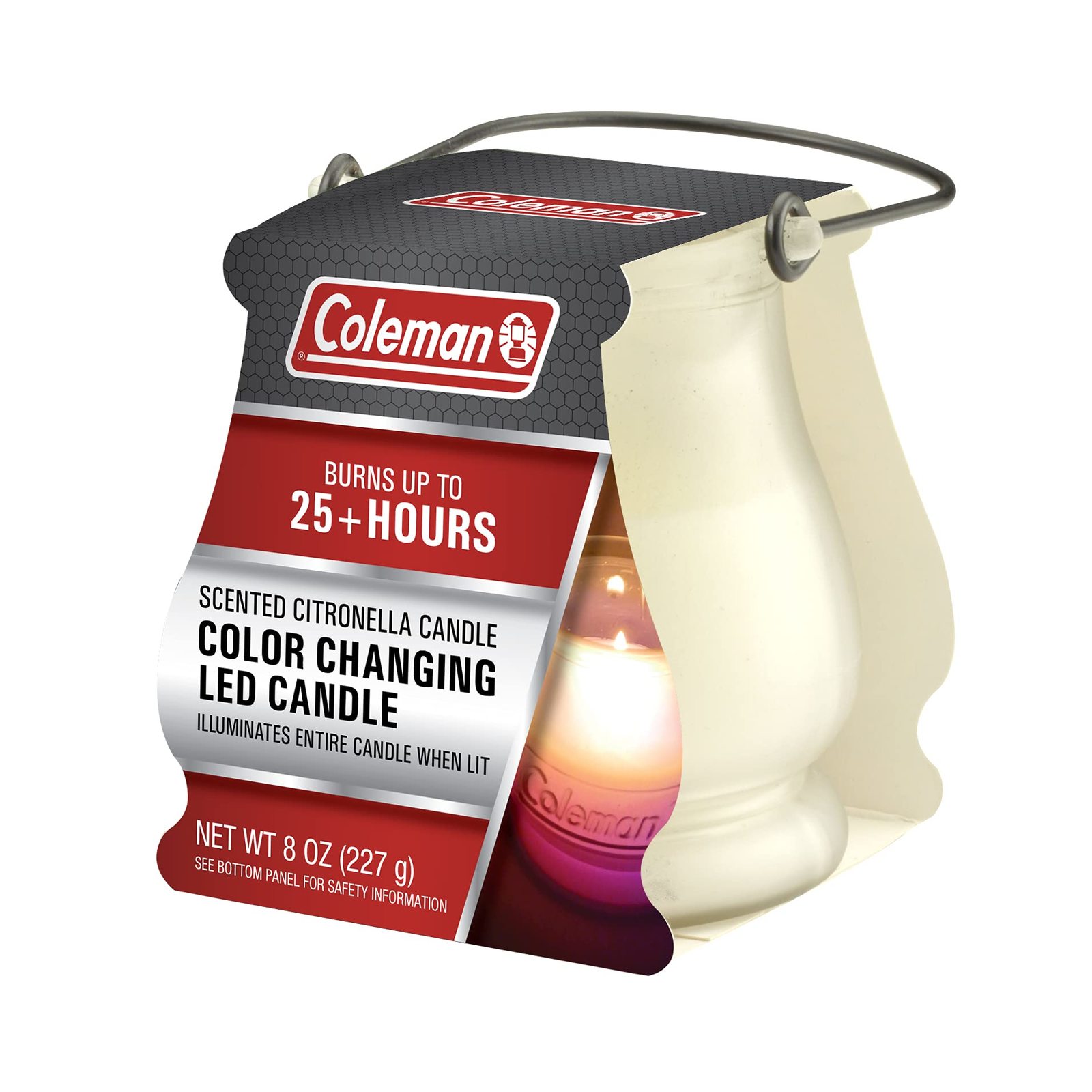 Coleman Color Changing LED Citronella Outdoor Citronella Scented Candle - 25-Ho