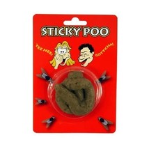 Soft &amp; Sticky Rubber Realistic Fake Dog Poo Waste Turd Prank Poop Joke F... - $8.00