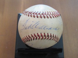 TED WILLIAMS HOF BOSTON RED SOX SIGNED AUTO GAME USED GILES BASEBALL JSA... - £553.25 GBP