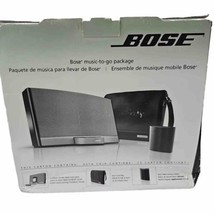 Bose SoundDock Portable Music System iPod Dock W/Charger Bag Adapter Tested - £77.81 GBP