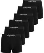 Mens Boxer Briefs Performance Stretch Moisture-Wicking 6-Pk Men&#39;s XL Bla... - $24.63