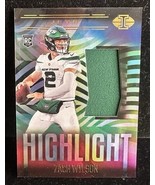 2021 Panini Illusions Football Zach Wilson Highlight Memorabilia RC Jets - $925.79 MXN