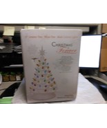 Christmas is Forever &quot;Ceramic White Tree Lightup Tabletop&quot;  16X8.8&quot; NEW ... - $88.84 CAD