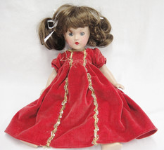 Mme Alexander Sleeping Beauty Composition Doll Original Tagged Dress 14" As Is - $14.10