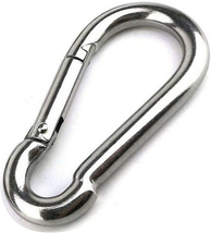 Large Carabiner Clip,5-1/2 Inch Heavy Duty Stainless Steel Spring Snap Hook for - $11.29