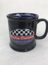 new harley davidson fat boy Raised Logo coffee mug Chrome Rare - £11.87 GBP