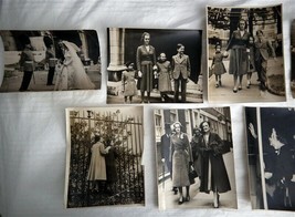 9 x Original Photographs Wedding of Marquese Blandford London c1951 - £33.61 GBP