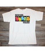 New Kids on the Block 2009 World Tour Adult Large White T Shirt New - $20.39