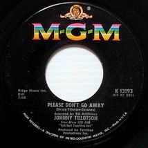 Johnny Tillotson - Worried Guy / Please Don&#39;t Go Away [7&quot; 45 rpm Single] - £2.73 GBP