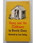 HENRY AND THE CLUBHOUSE ~ Beverly Cleary ~ Vintage Children&#39;s PB Louis D... - £8.57 GBP