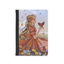 Passport Cover Fairy-Tale Princess Holding a Bird Cartoon | Passport Cov... - $29.99