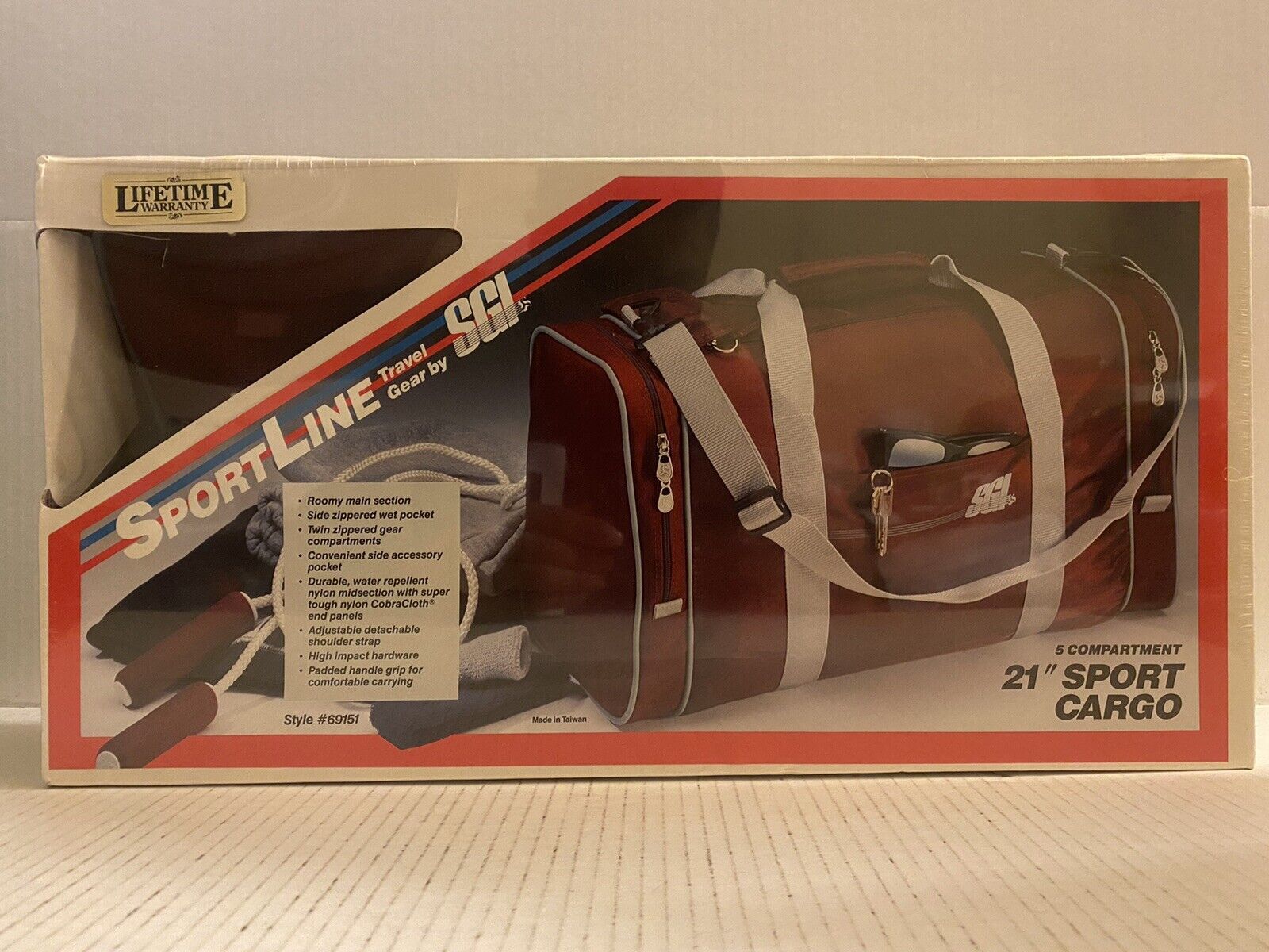 SportLine Travel Gear by SGI Style #69151, 5 Compartment 21" SPORT CARGO bag - $128.69