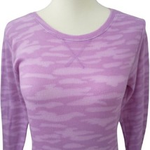 Purple Camo Under Armour Top M Y2K Fitted Slim Shirt Long Sleeve Base Layer - £15.51 GBP