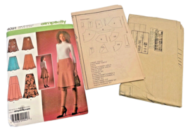 Simplicity Sewing Pattern4091 Uncut Misses Size 6, 8, 10, 12, 14 Skirts ... - $9.37