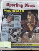 The Sporting News Magic Johnson LA Lakers Brian Bosworth Jim Rice April ... - $17.50