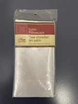 Home Collection White Satin Pillowcase - e958 - $2.38