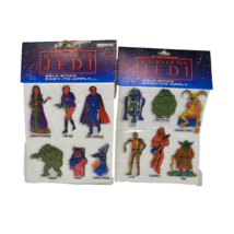 Star Wars Vintage 1980&#39;s Return of the Jedi Puffy Stickers Puff Retro 2 Packs - £19.47 GBP