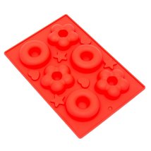 Thy Collectibles Soft Silicone Ice Cube Tray Ice Maker Mold Donuts Mold Cake Mol - $4.59