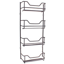 Entree 4-Tier Spice Rack (16 Bottle Capacity) - Black - £28.22 GBP