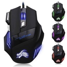 USB Wired 3200 DPI Gaming mouse for Dell Toshiba Acer Asus Laptop computer PC - £20.26 GBP