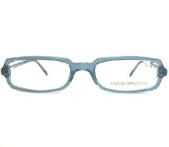 Emporio Armani 682 708 Eyeglasses Frames Clear Light Blue Full Rim 49-17-135 - $83.94