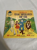STORY OF THE WIZARD OF OZ #347. 24 PAGE READ ALONG BOOK AND RECORD DISNE... - $16.39