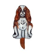 Blenheim King Charles Spaniel Pendulum Clock - $41.57