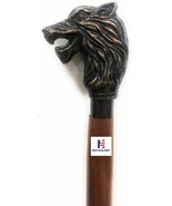 NauticalMart Walking Stick Wolf Gothic Walking Cane Vintage Antique Style - £54.41 GBP