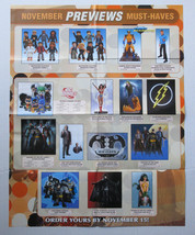 Marvel/DC Comics Toys POSTER:Wolverine,Joker,Batman,Wonder Woman,V For Vendetta, - £18.34 GBP