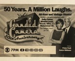 Candid Camera 50th Anniversary Tv Guide Print Ad Peter Funt Leeza Gibbon... - £4.72 GBP
