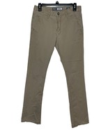 BKE Men&#39;s Jeans Jake Straight Leg Casual Mid-Rise Stretch Tan Size 30R - £20.50 GBP