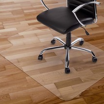 Chair Mat, Rolling Chair Mat For Hardwood Floor, 36&quot; X 48&quot; Transparent ... - £55.07 GBP
