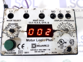 SQUARE D 9065 SP24 motor logic plus solid state overload relay - £376.17 GBP