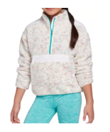 new DSG Girls&#39; Novelty Sherpa 1/4 Zip Pullover sz L (12-14years) warm sw... - $355.61 MXN
