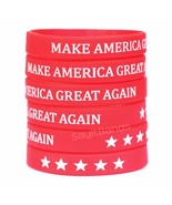 Set of Make America Great Again Wristbands - Trump Support Band Bracelet... - $143.95 MXN+