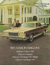 ORIGINAL Vintage 1973 Mercury Station Wagons Sales Brochure Book - $29.69