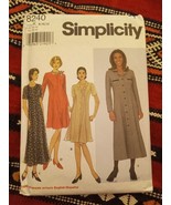 Simplicity PATTERN 8240 Misses formal Dresses Petite sz 8-12 uncut - $117.70 MXN