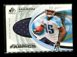 2004 SP Game Used Edition Authentic Fabrics Derrick Mason #AF-DK Titans Football - £3.88 GBP