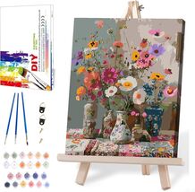 Eiazuiks Paint by Number Kit for Adults 12x16 Little Daisy with Frame &amp; ... - $223.29 MXN