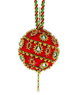 The Cracker Box  Inc Christmas Ornament Kit Christmas Bells on Red - €34,19 EUR