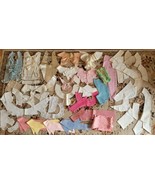 55 PC MIXED LOT VINTAGE YOKES COLLARS CUFFS 1920-1960 SMOKE FREE HOME - $94.87 CAD