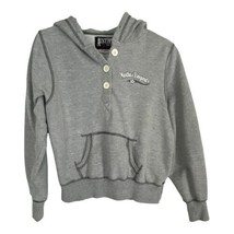 Austins Womens Hoodie Size Small Marthas Vineyard Gray Long Sleeve Buttons  - £16.08 GBP