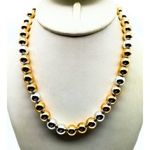 RLL Two Tone Beaded Necklace, Chic Ralph Lauren Choker - $57.09